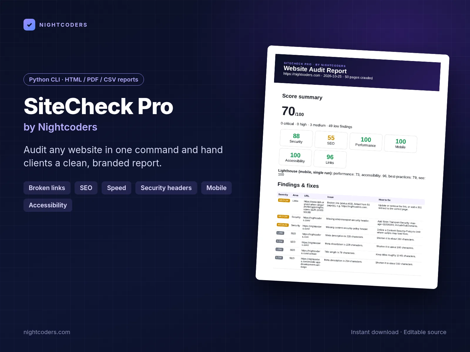 SiteCheck Pro